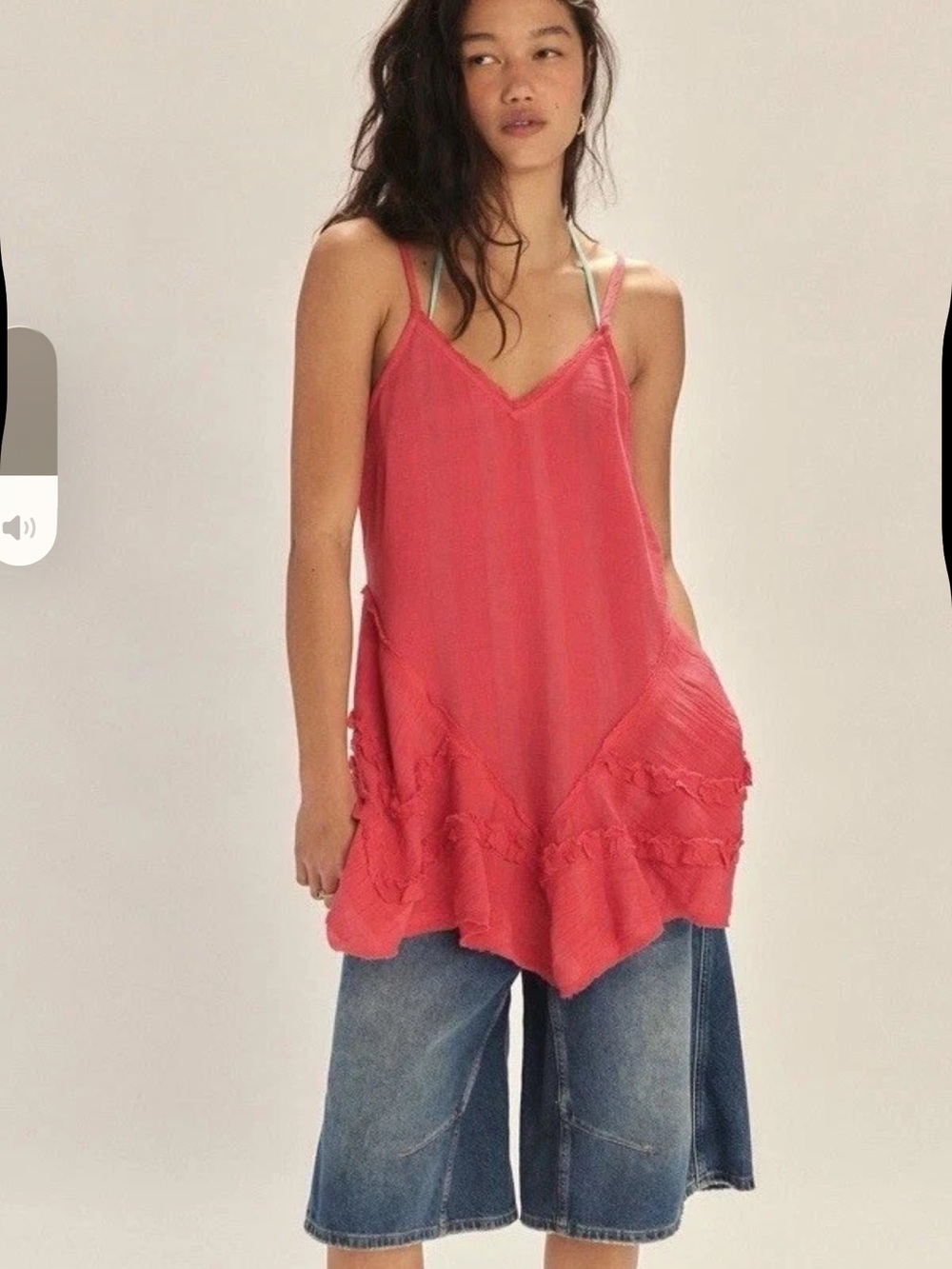 New! Free people Large Tyla Tunic tank top